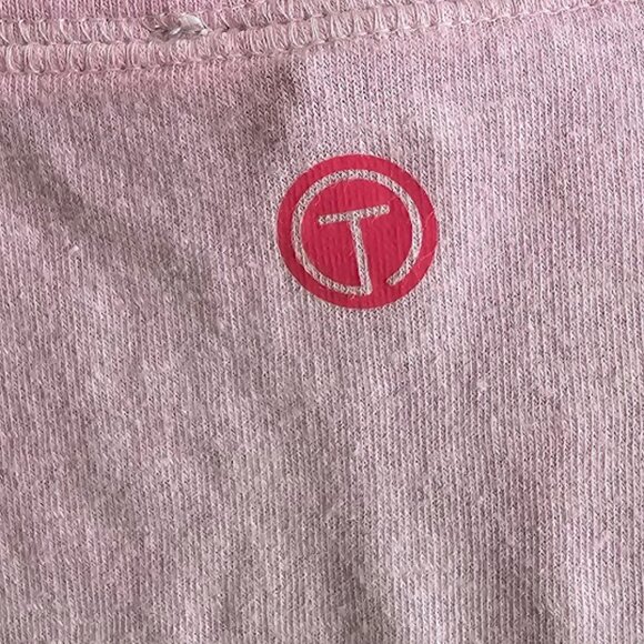 T by Talbots Sweatshirt Pink Ombre Gradient Tie Dye Long Sleeve Stretch Size XS - Picture 6 of 8